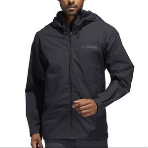 Terrex adidas swift rain jacket black